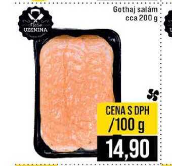 Gothaj salám cca 200 g 100g