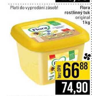Flora rostlinný tuk original 1kg