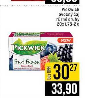 Pickwick ovocný čaj různé druhy 20x1.75-2 g 
