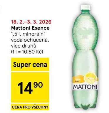 Mattoni Esence, 1,5 l