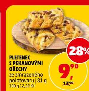 PLETENEC S PEKANOVÝMI OŘECHY, 81 g