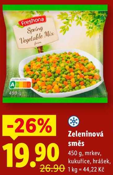 Zeleninová směs, 450 g