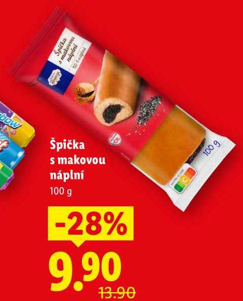 Špička s makovou náplní, 100 g