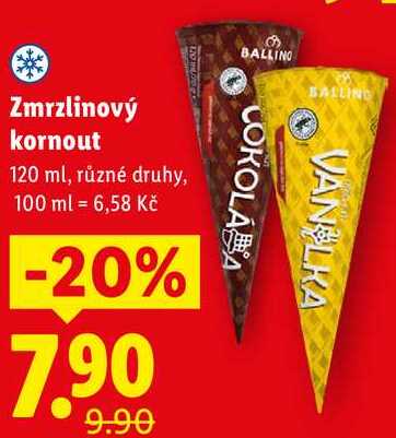 Zmrzlinový kornout, 120 ml