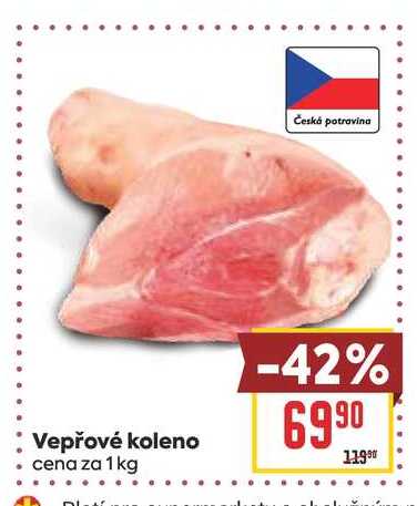 Vepřové koleno cena za 1kg