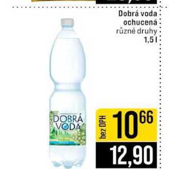 Dobrá voda ochucená různé druhy 1,5l