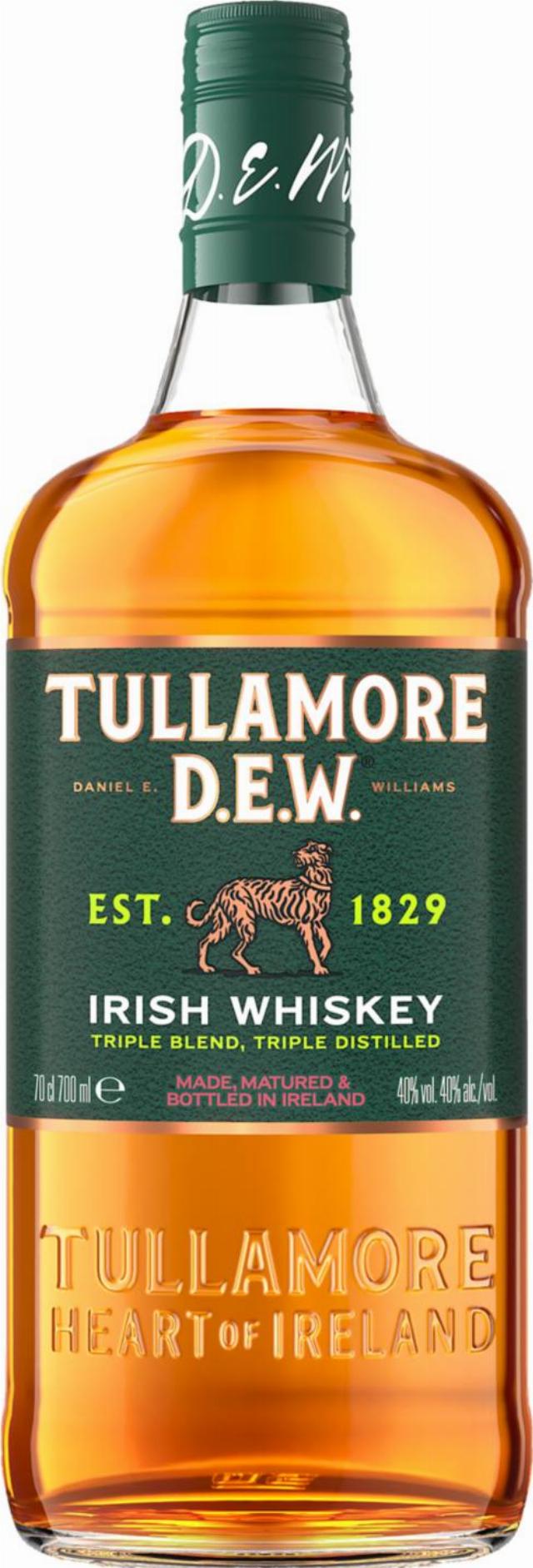 Tullamore Dew Irish whiskey 40%