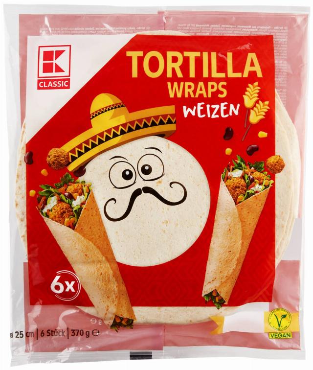 K-Classic Tortilla Wraps pšeničné