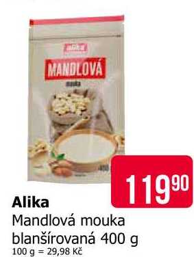 Alika Mandlová mouka blanšírovaná 400 g