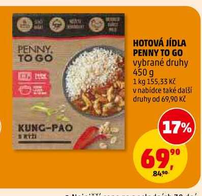 HOTOVÁ JÍDLA PENNY TO GO, 450 g