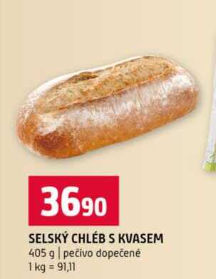 SELSKÝ CHLÉB S KVASEM 405 g
