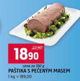 PAŠTIKA S PEČENÝM MASEM 100 g