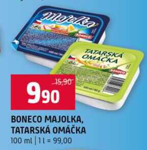 BONECO MAJOLKA, TATARSKÁ OMÁČKA 100 ml