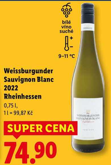 Weissburgunder Sauvignon Blanc 2022 Rheinhessen, 0,75 l