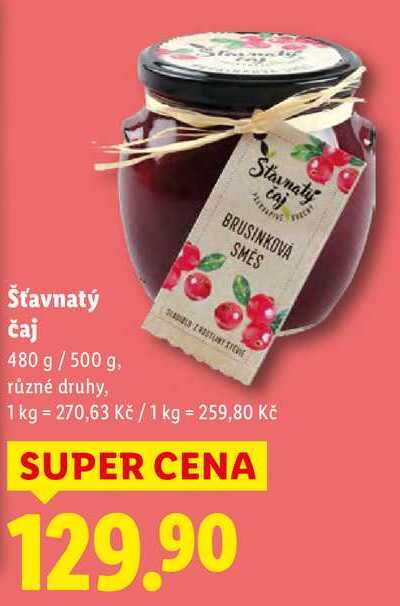 Šťavnatý čaj, 480 g/500 g