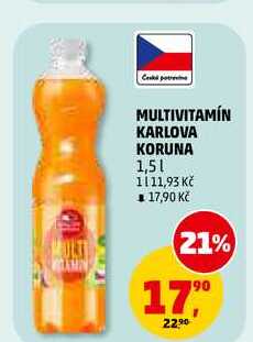 MULTIVITAMÍN KARLOVA KORUNA, 1,5 l