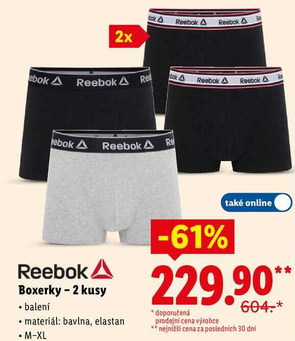 Boxerky - 2 kusy