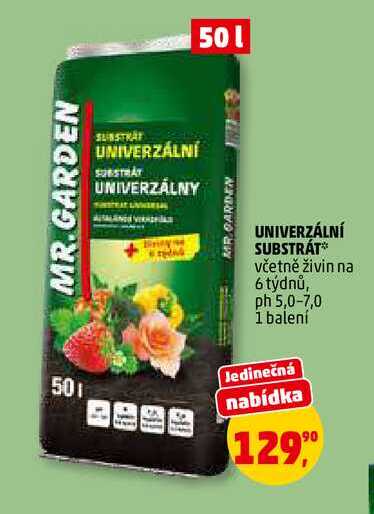 UNIVERZÁLNÍ SUBSTRÁT, 1 balení 