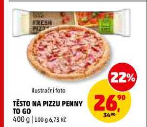 TĚSTO NA PIZZU PENNY TO GO, 400 g