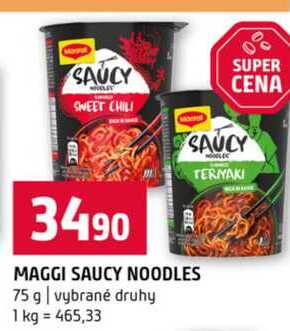 MAGGI SAUCY NOODLES 75 g