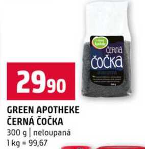 GREEN APOTHEKE ČERNÁ ČOČKA 300 g