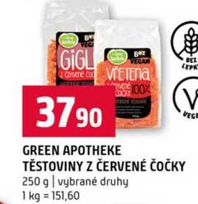 GREEN APOTHEKE TĚSTOVINY Z ČERVENÉ ČOČKY 250 g