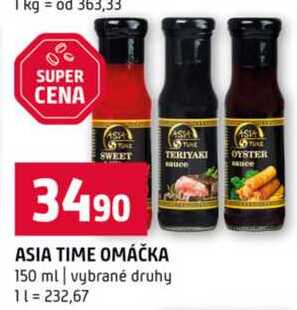 ASIA TIME OMÁČKA 150 ml