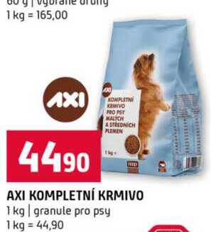 AXI KOMPLETNÍ KRMIVO 1 kg