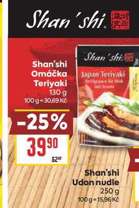 Shan'shi Omáčka Teriyaki 130g