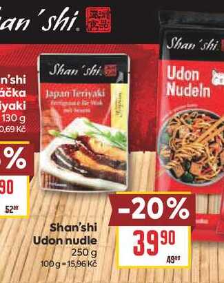 Shan'shi Udon nudle 250 g