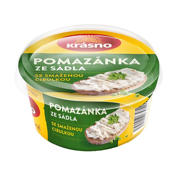 Krásno Pomazánka ze sádla se smaženou cibulkou