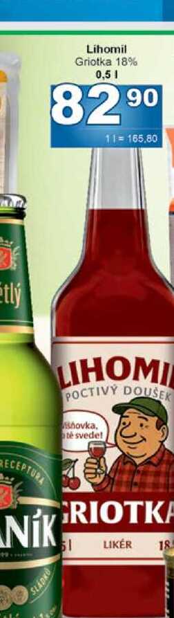Lihomil Griotka 18% 0,5l