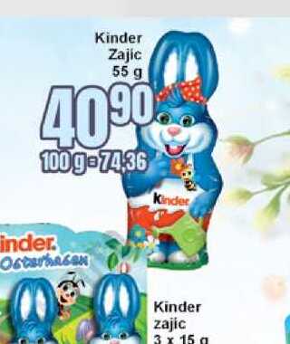Kinder Zajic 55 g