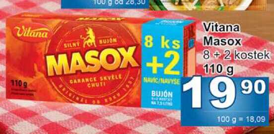 Vitana Masox 8+2 kostek 110 g