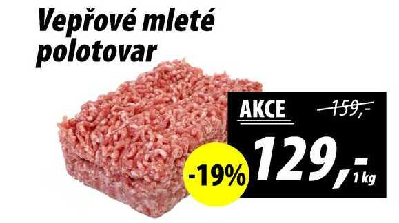 Vepřové mleté polotovar, 1 kg