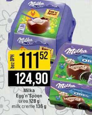 Milka Egg'n'Spoon oreo 128 g milk creme 136 g