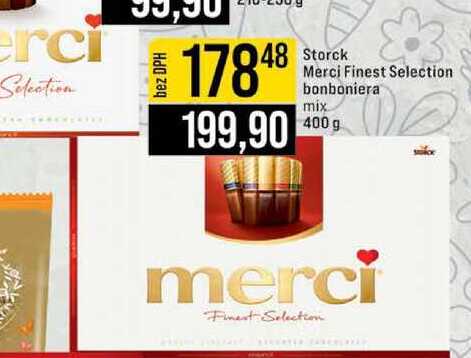 Storck Merci Finest Selection bonboniera 400 g