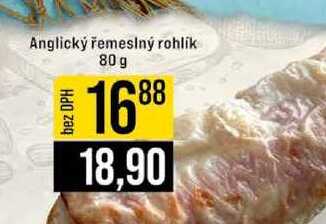 Anglický řemeslný rohlík 80 g