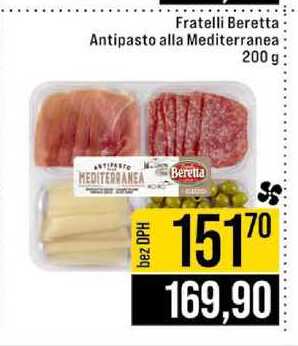 Fratelli Beretta Antipasto alla Mediterranea 200 g 
