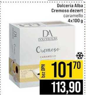 Dolceria Alba Cremoso dezert caramello 4x100 g