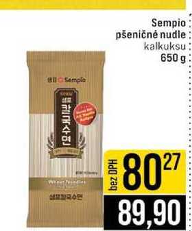 Sempio pšeničné nudle kalkuksu 650 g 