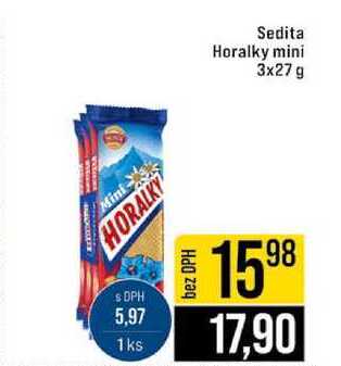 Sedita Horalky mini 3x27 g
