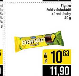 Figaro želé v čokoládě různé druhy 40 g