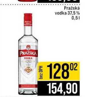 Pražská vodka 37,5% 0,5l