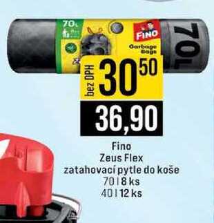 Fino Zeus Flex zatahovací pytle do koše 70l 8 ks 40l 12 ks 