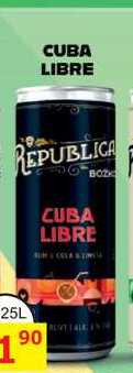 BOŽKOV REPUBLICA CUBA LIBRE 0,25L míchaný nápoj