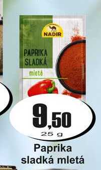 Paprika sladká mletá 25 g