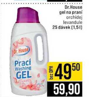 Dr.House gel na praní orchidej levandule 25 dávek 1,5l