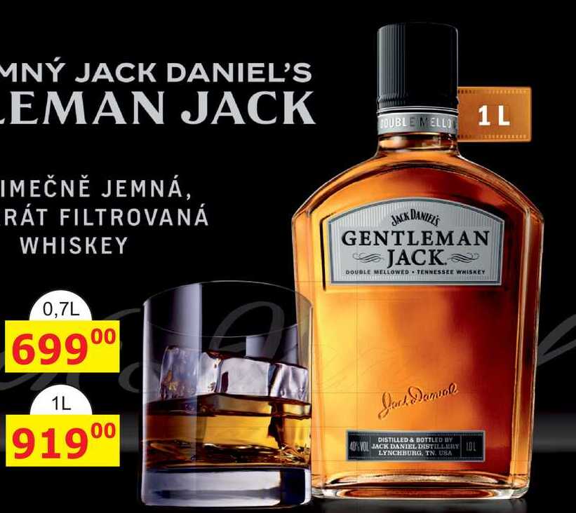 Jack Daniel´s Gentleman Jack Tennessee Whiskey 1L