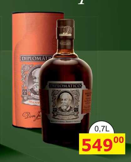 Diplomatico Mantuano Reserve 0,7l 40% tuba